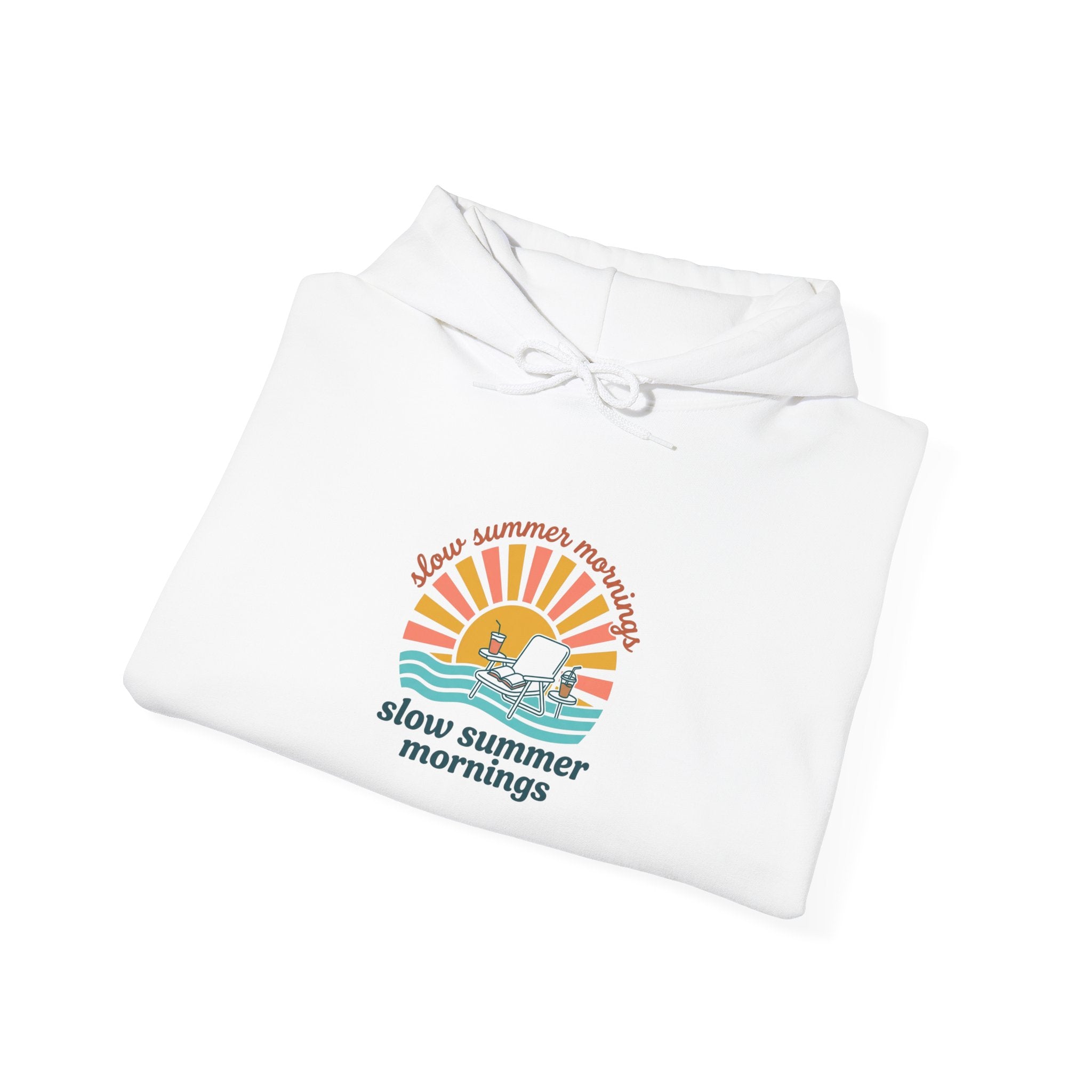 slow summer mornings Hoodie | summer aesthetic, pastel coastal vibes