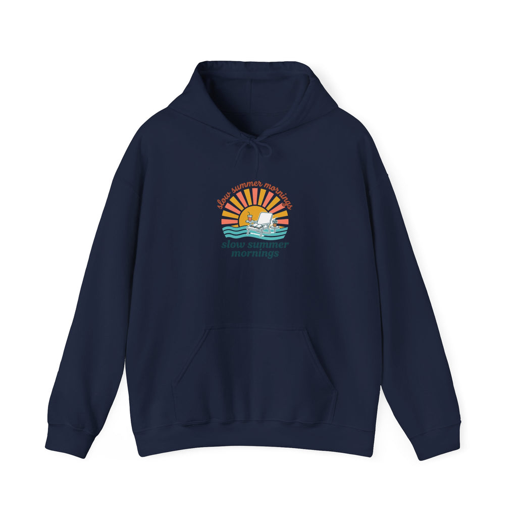 slow summer mornings Hoodie | summer aesthetic, pastel coastal vibes