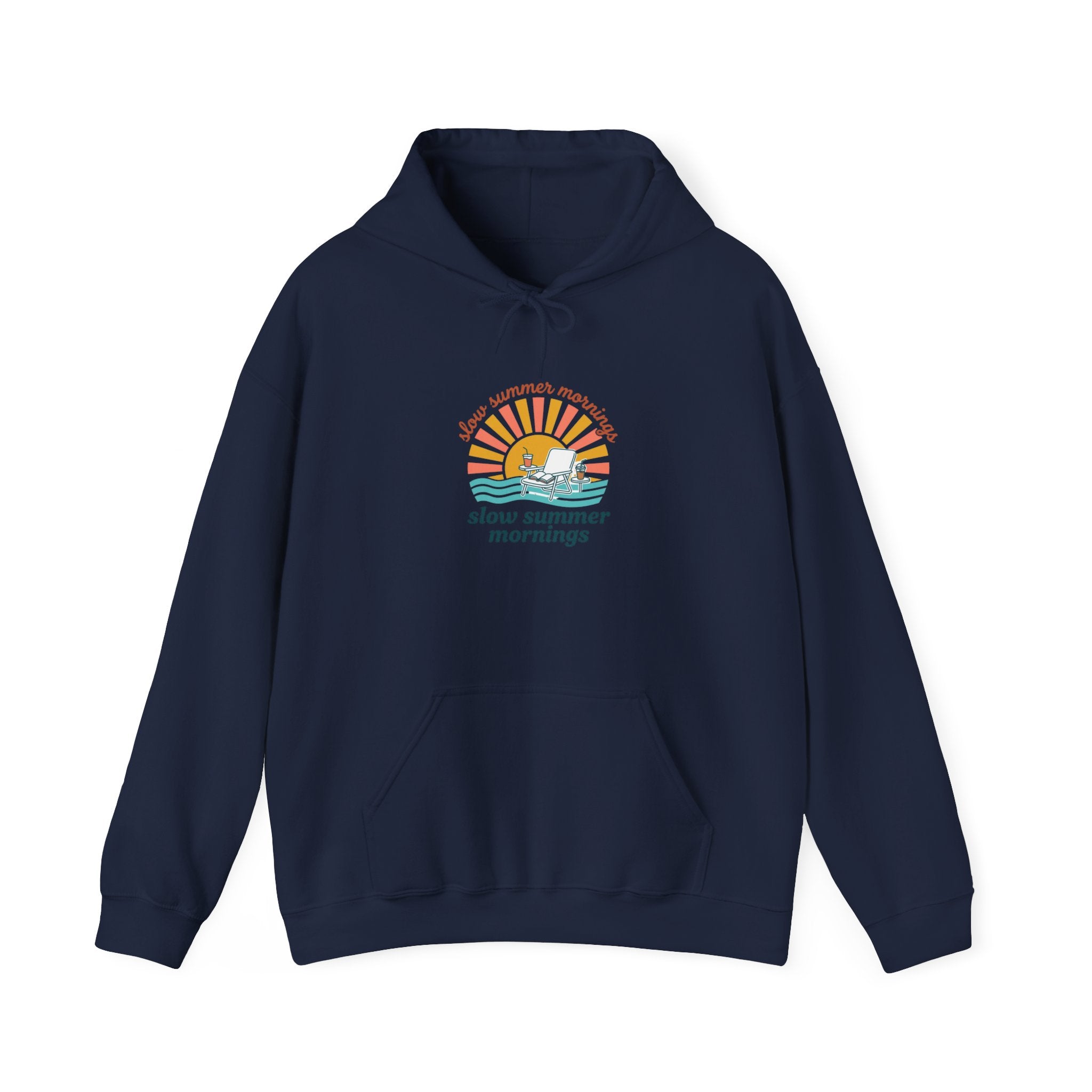 slow summer mornings Hoodie | summer aesthetic, pastel coastal vibes