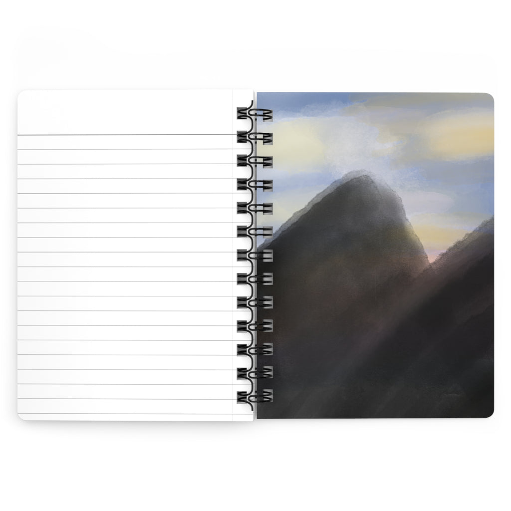 Spiral Notebook — Mountain Sunrise Landscape Journal