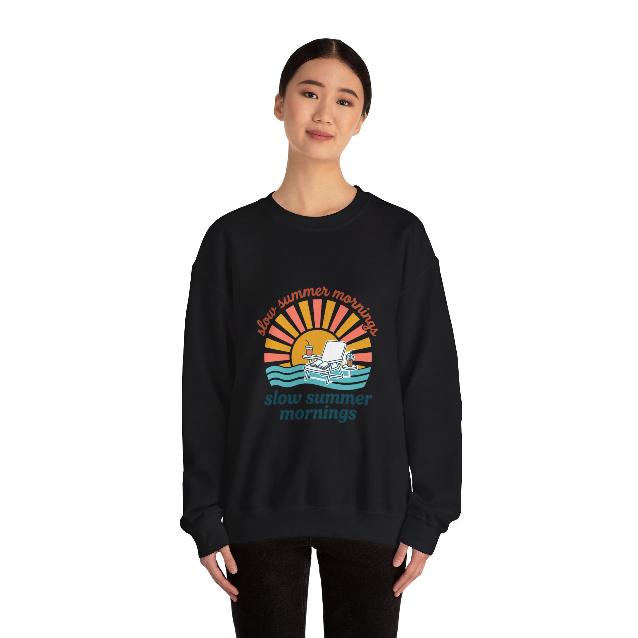 Slow Summer Mornings sweatshirt | summer aesthetic, coastal vibes