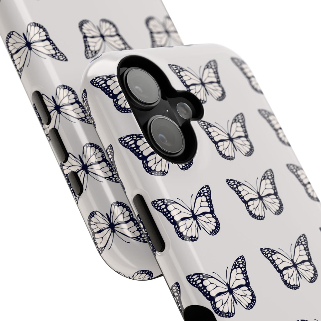 Butterfly Pattern Impact-Resistant Phone Case