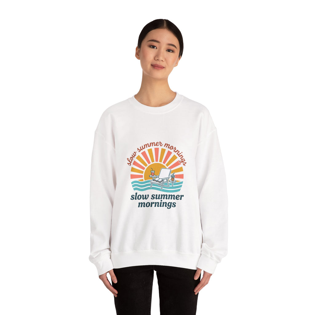 Slow Summer Mornings sweatshirt | summer aesthetic, coastal vibes