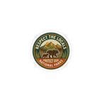 Respect the Locals Protect Our National Parks Sticker | vintage national parks, leave no trace