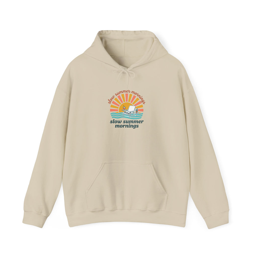 slow summer mornings Hoodie | summer aesthetic, pastel coastal vibes