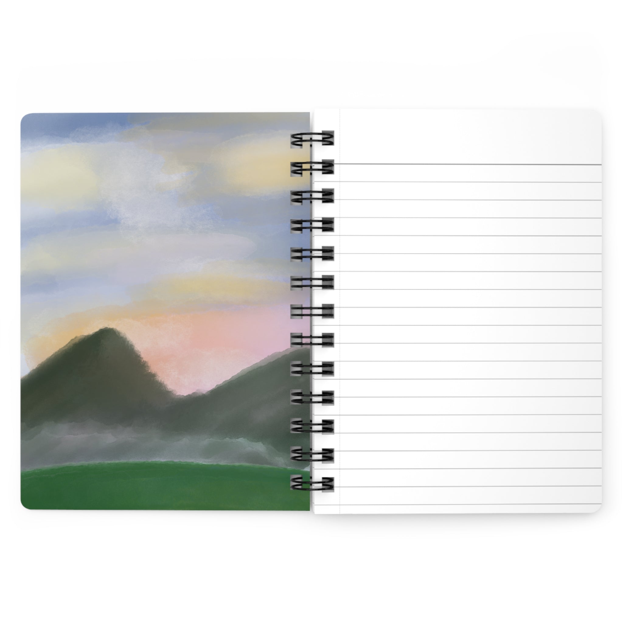 Spiral Notebook — Mountain Sunrise Landscape Journal