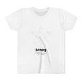 Youth Tee — 'honey' Minimal Floral Graphic Kids Shirt