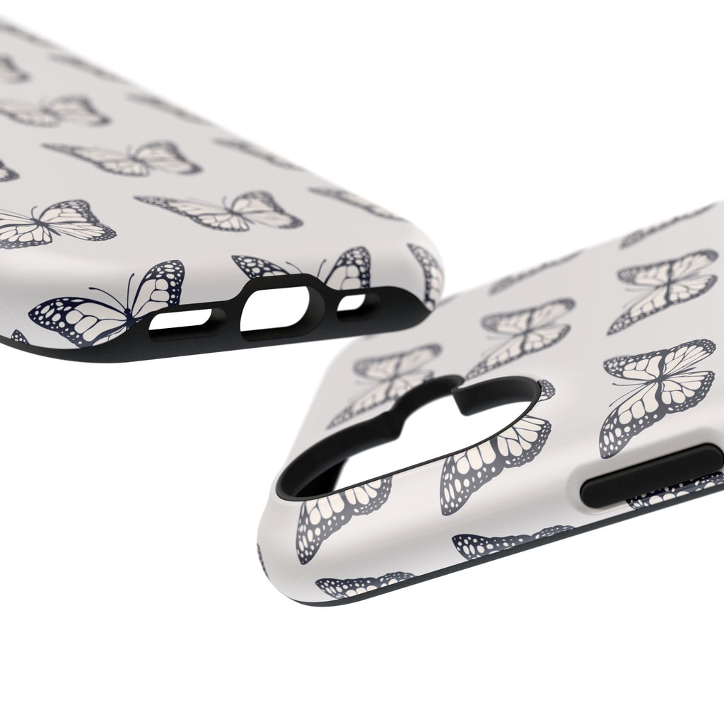 Butterfly Pattern Impact-Resistant Phone Case