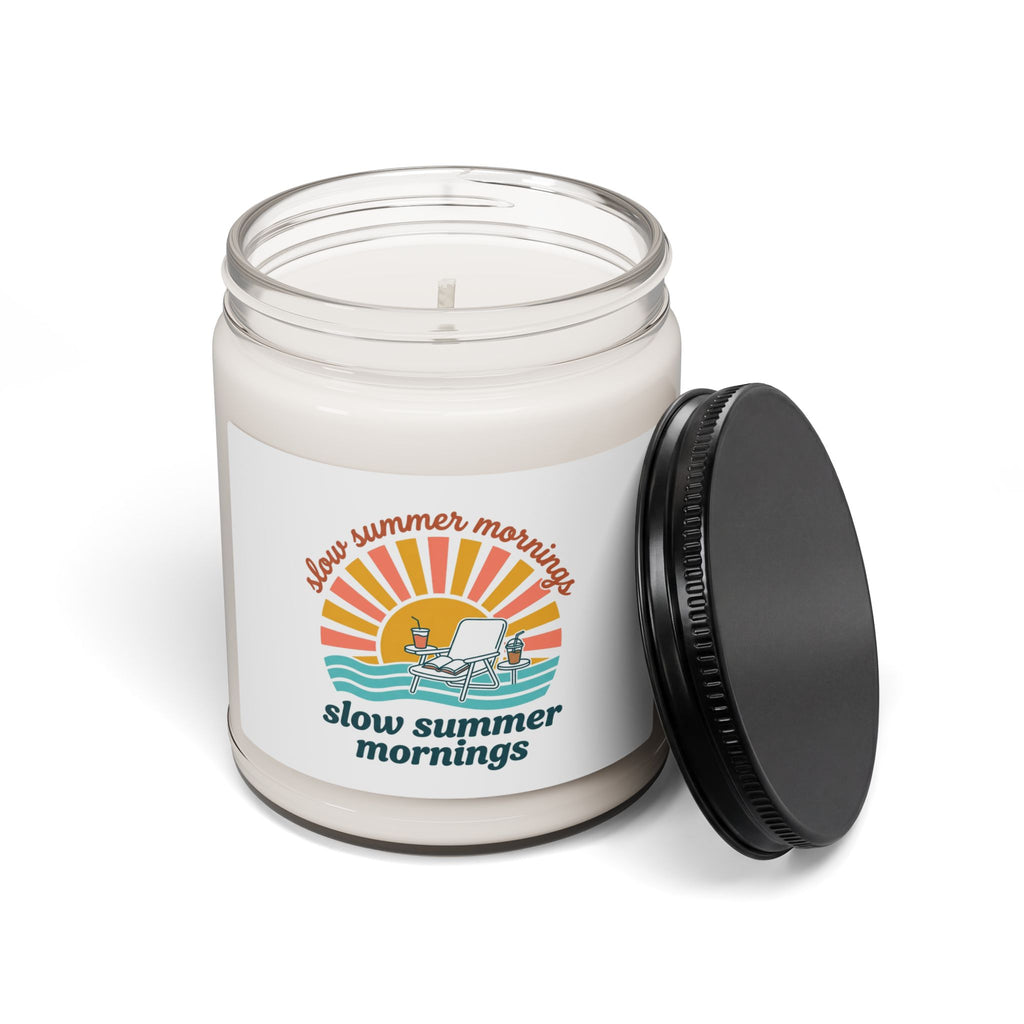 Slow Summer Mornings Candle | Summer Aesthetic, Coastal Vibes Soy