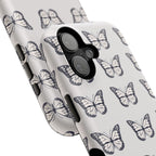 Butterfly Pattern Impact-Resistant Phone Case