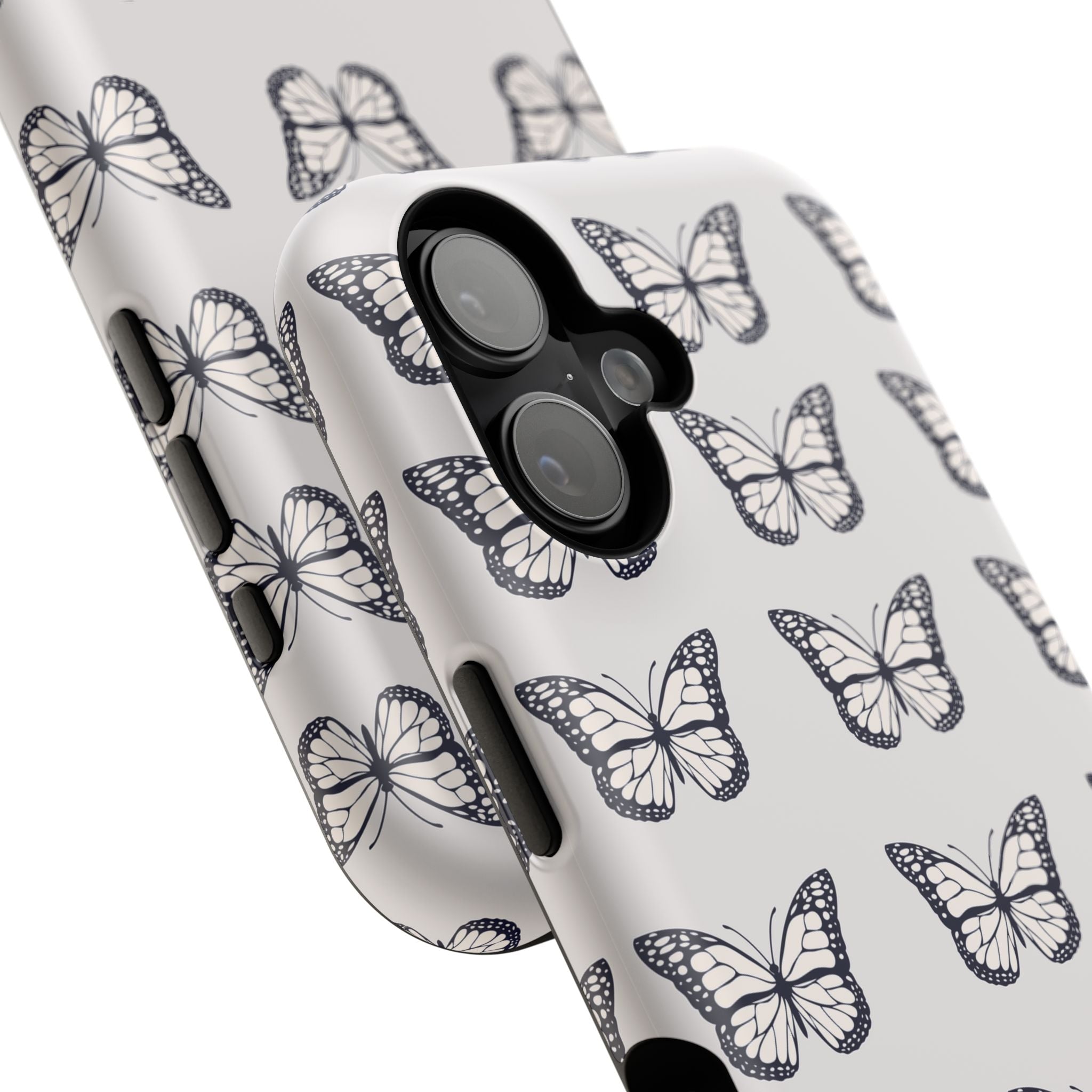 Butterfly Pattern Impact-Resistant Phone Case