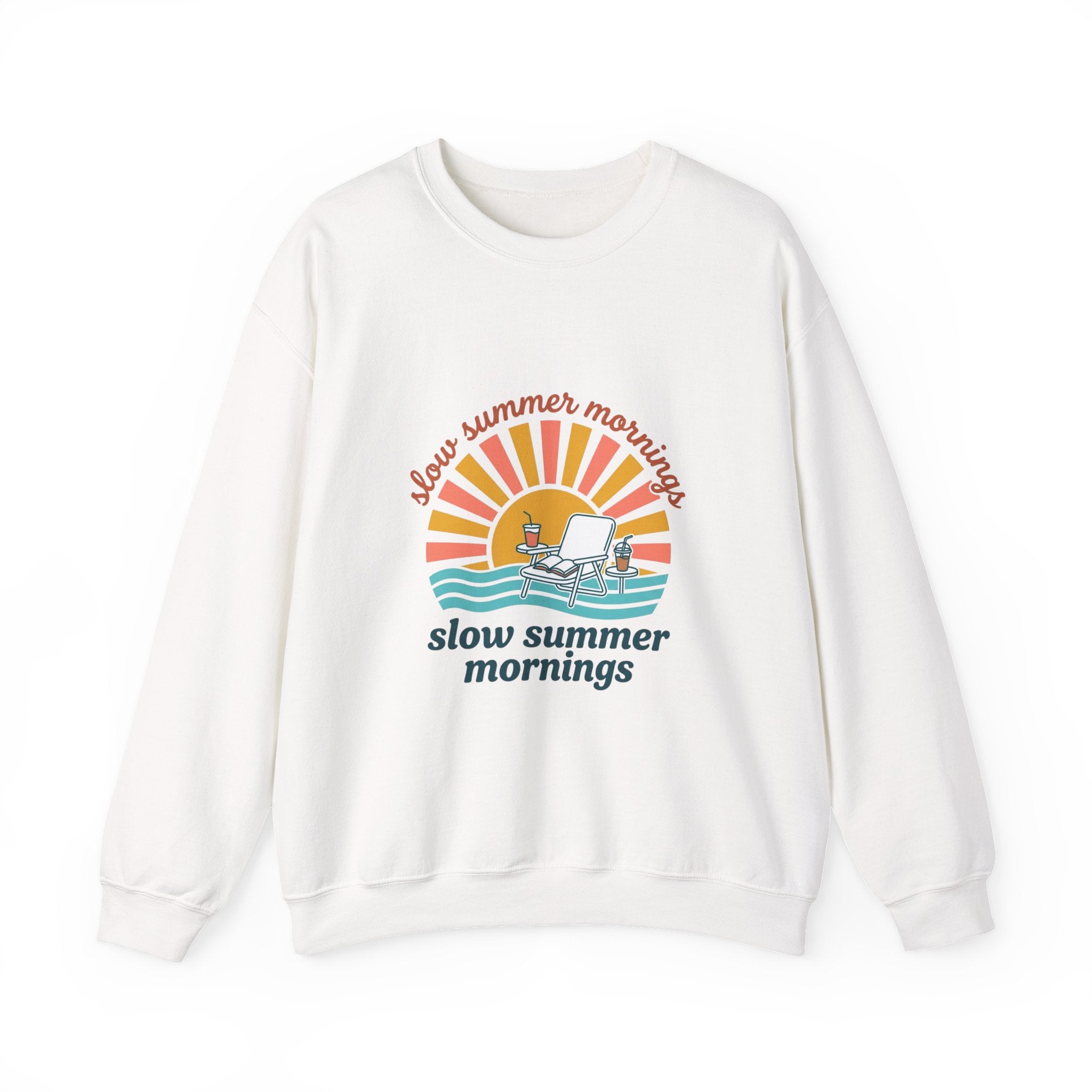 Slow Summer Mornings sweatshirt | summer aesthetic, coastal vibes
