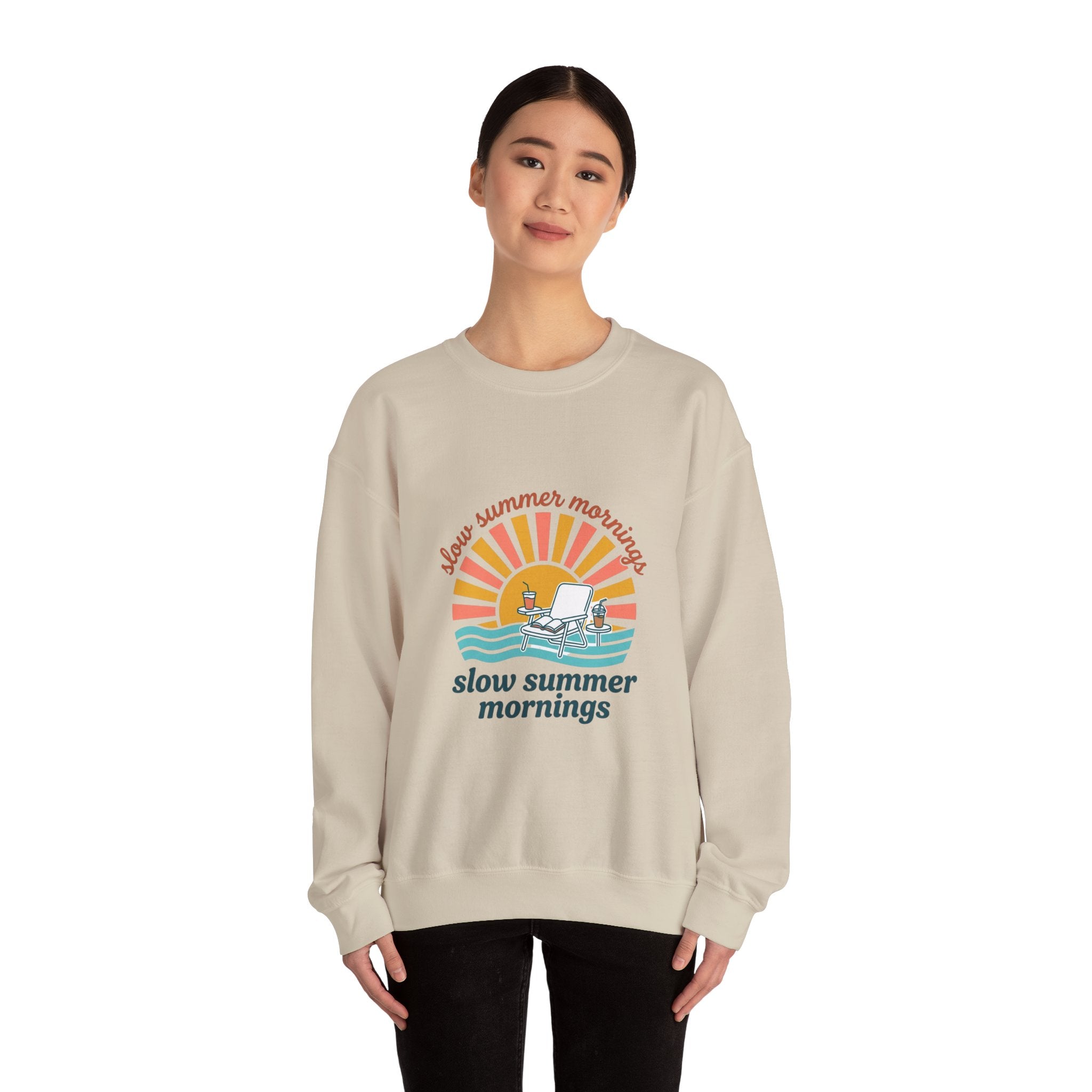 Slow Summer Mornings sweatshirt | summer aesthetic, coastal vibes