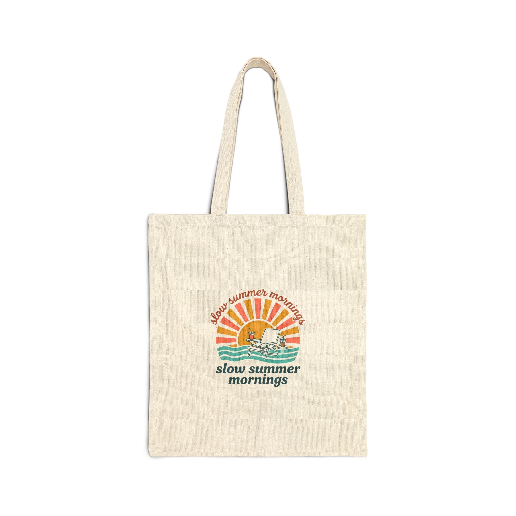 Slow Summer Mornings Tote | summer aesthetic, coastal vibes