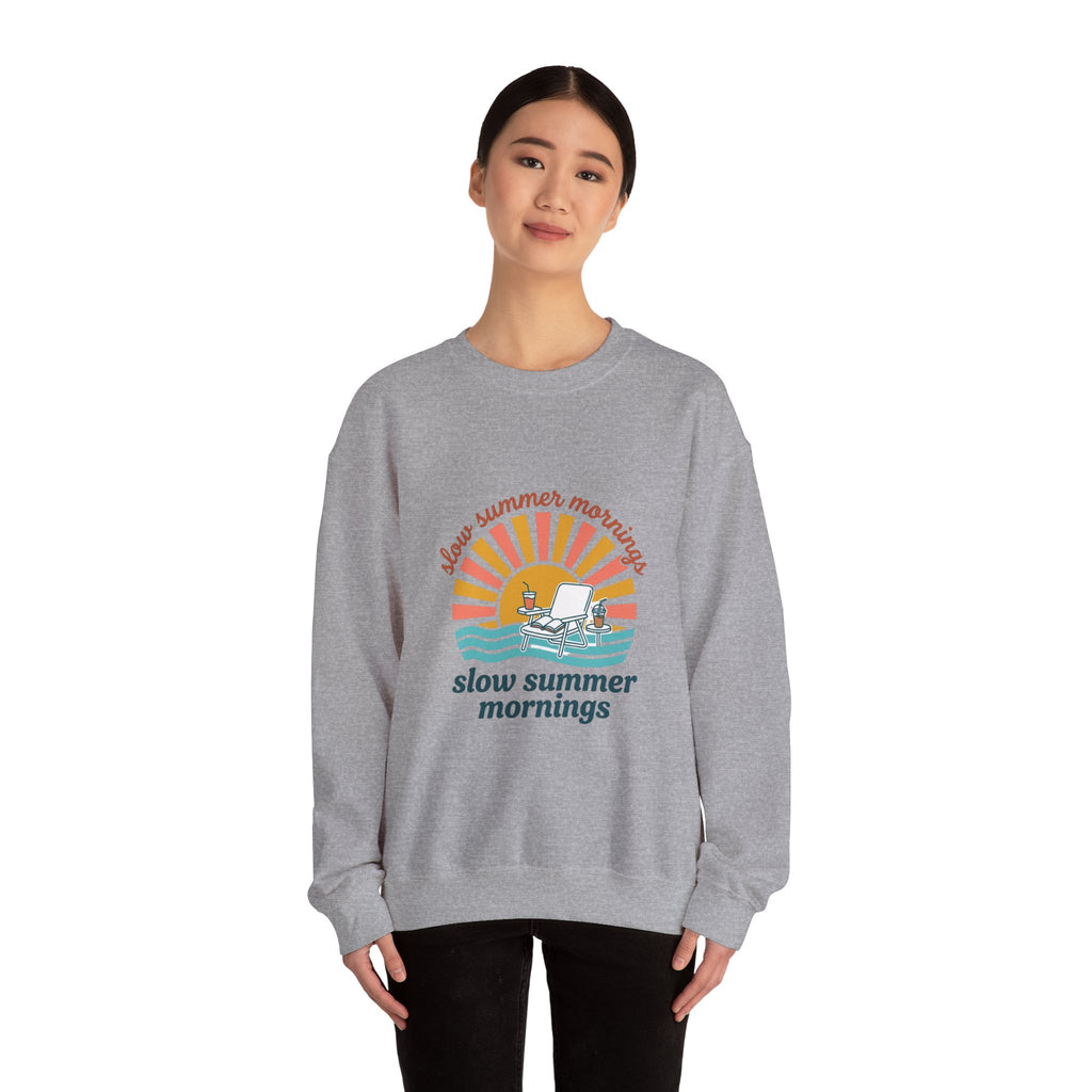 Slow Summer Mornings sweatshirt | summer aesthetic, coastal vibes