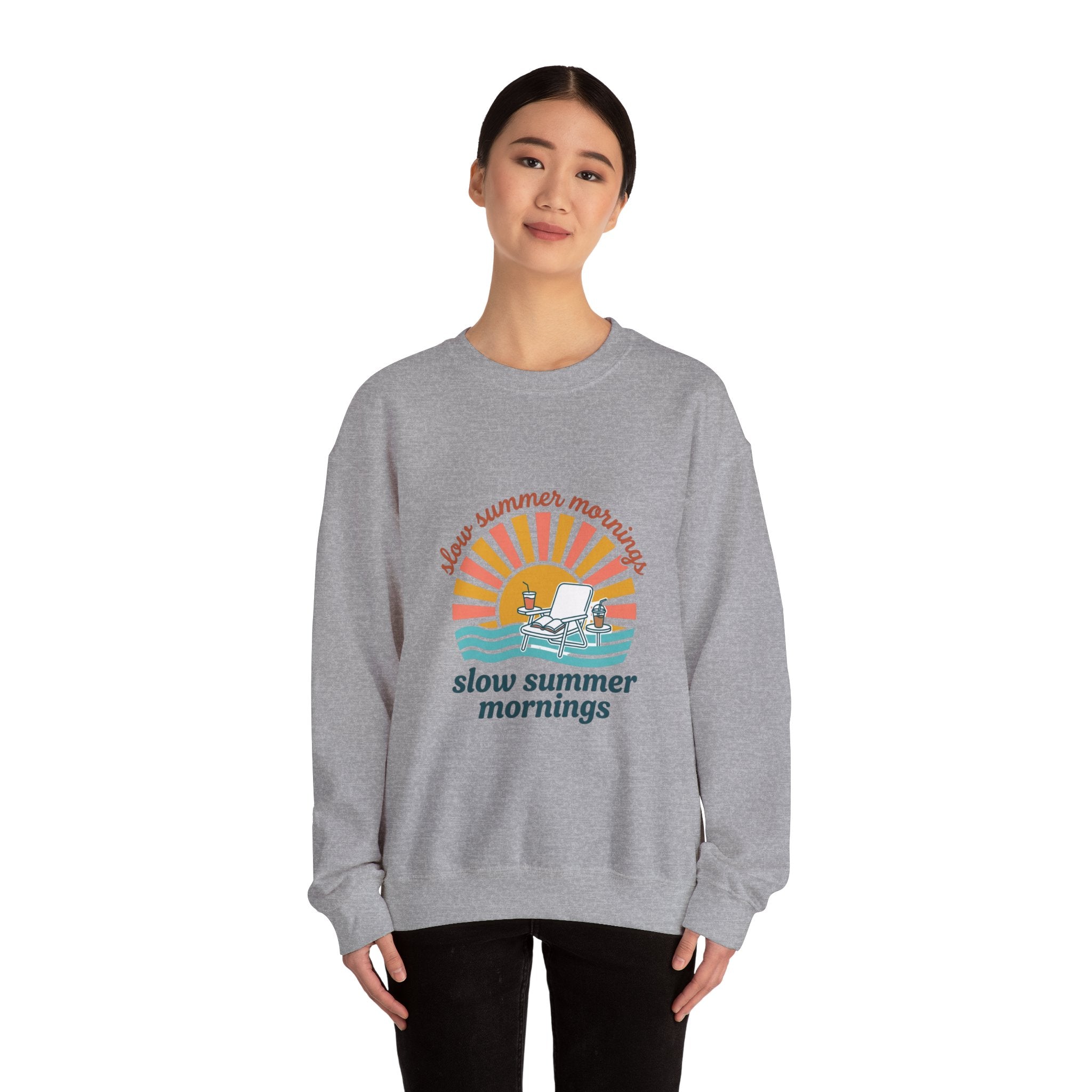 Slow Summer Mornings sweatshirt | summer aesthetic, coastal vibes
