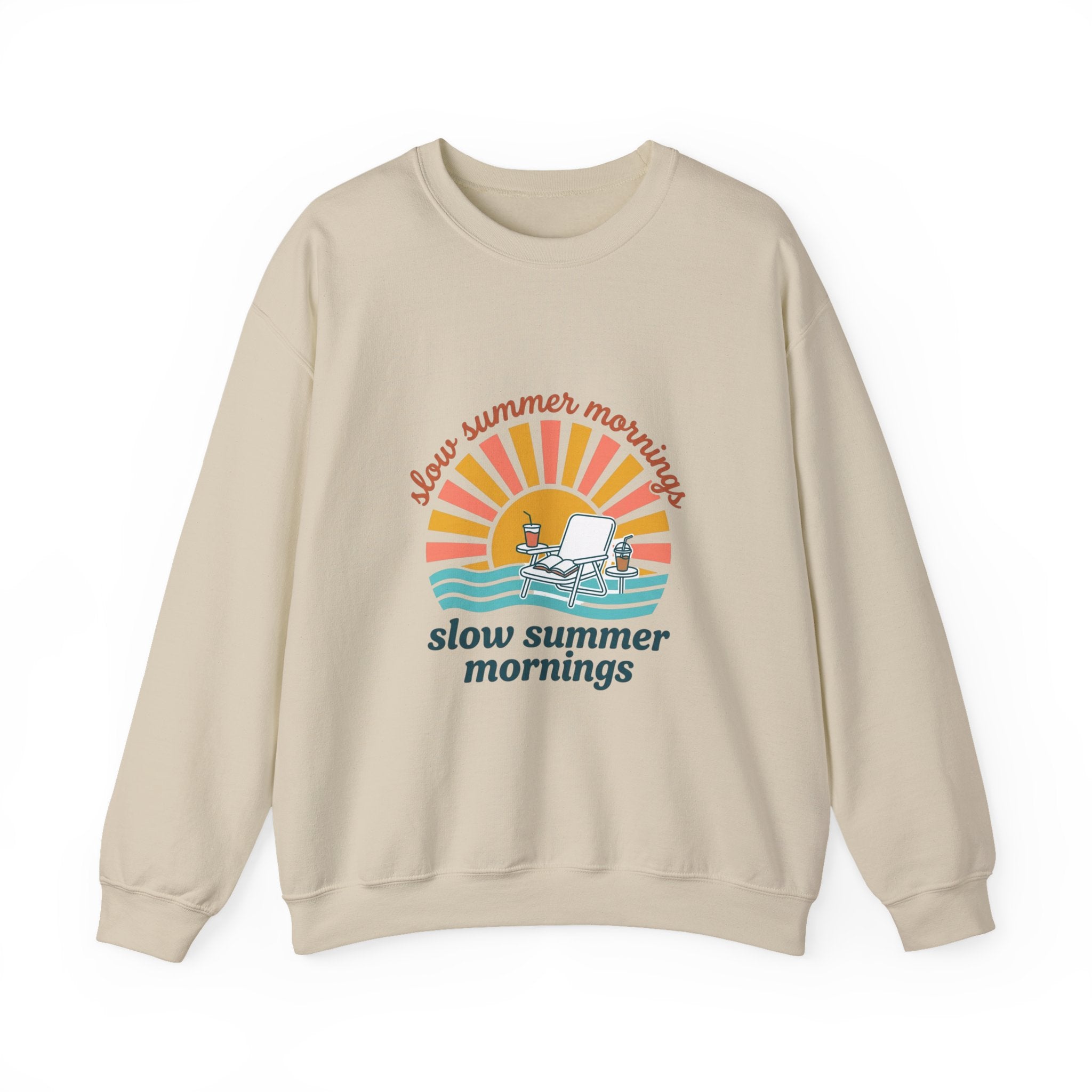 Slow Summer Mornings sweatshirt | summer aesthetic, coastal vibes