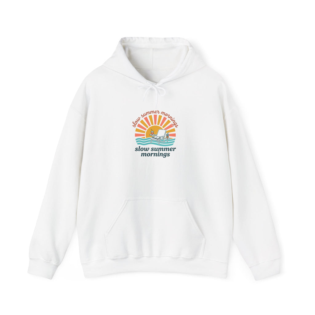 slow summer mornings Hoodie | summer aesthetic, pastel coastal vibes