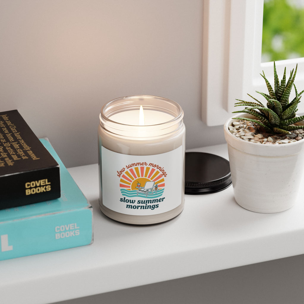 Slow Summer Mornings Candle | Summer Aesthetic, Coastal Vibes Soy