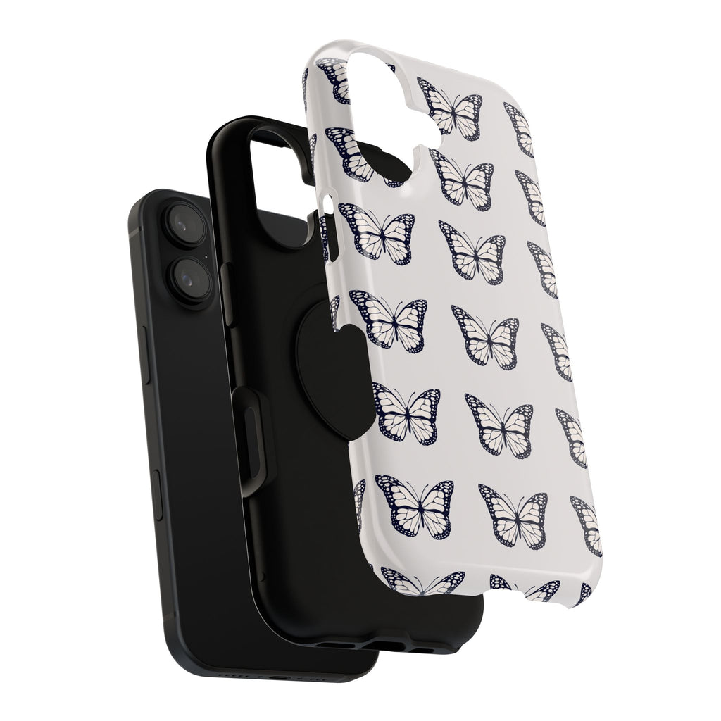 Butterfly Pattern Impact-Resistant Phone Case