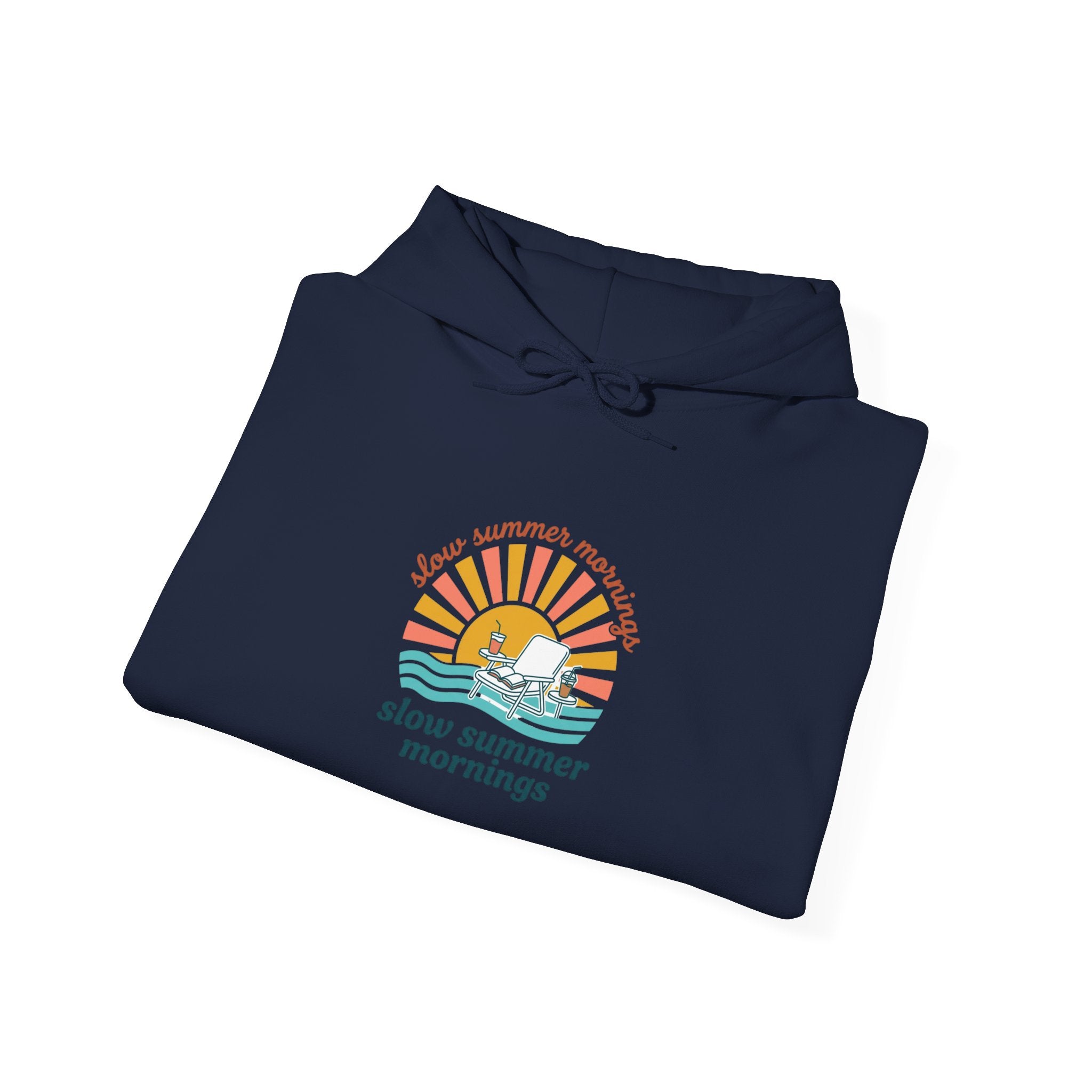 slow summer mornings Hoodie | summer aesthetic, pastel coastal vibes