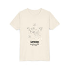 Youth Tee — 'honey' Minimal Floral Graphic Kids Shirt