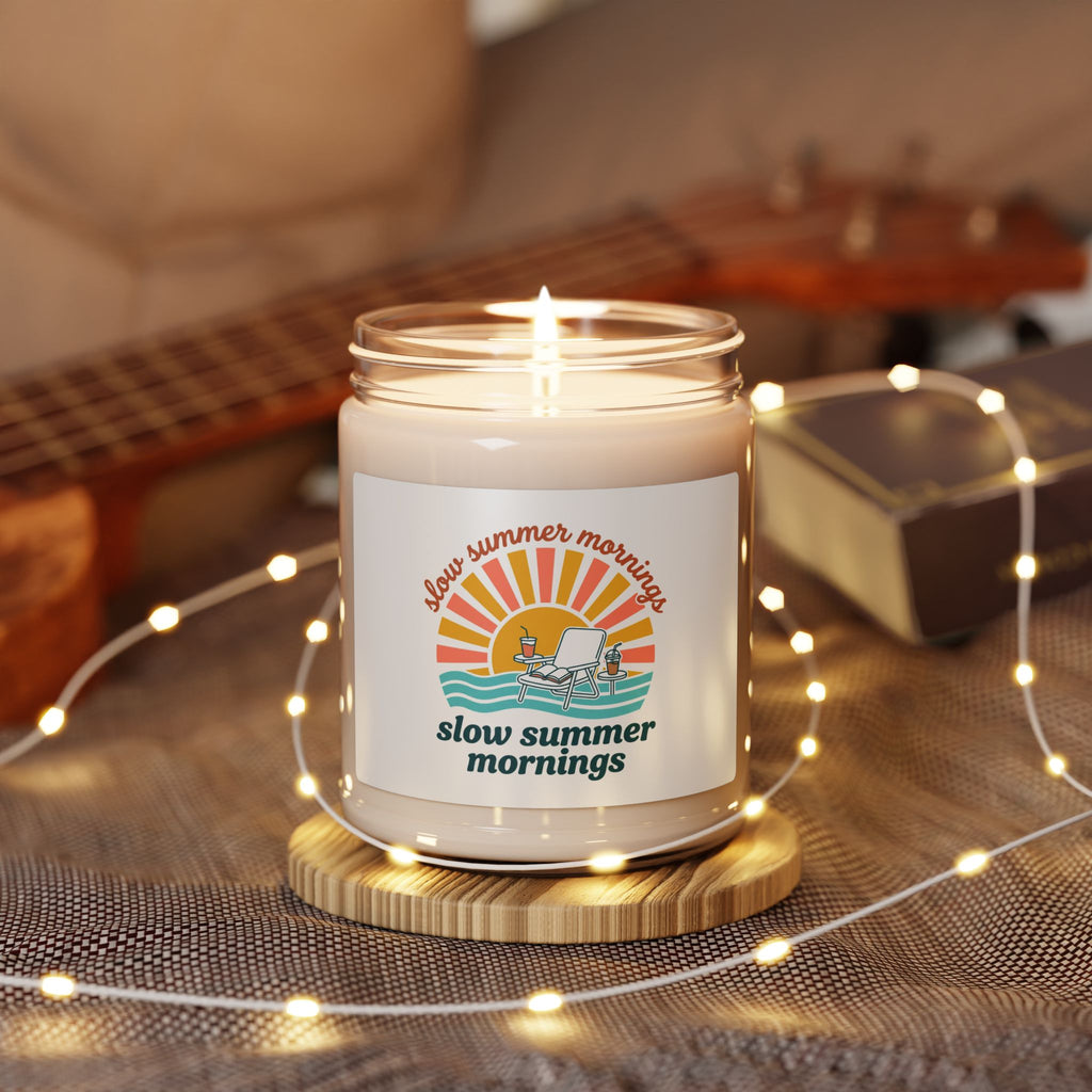 Slow Summer Mornings Candle | Summer Aesthetic, Coastal Vibes Soy