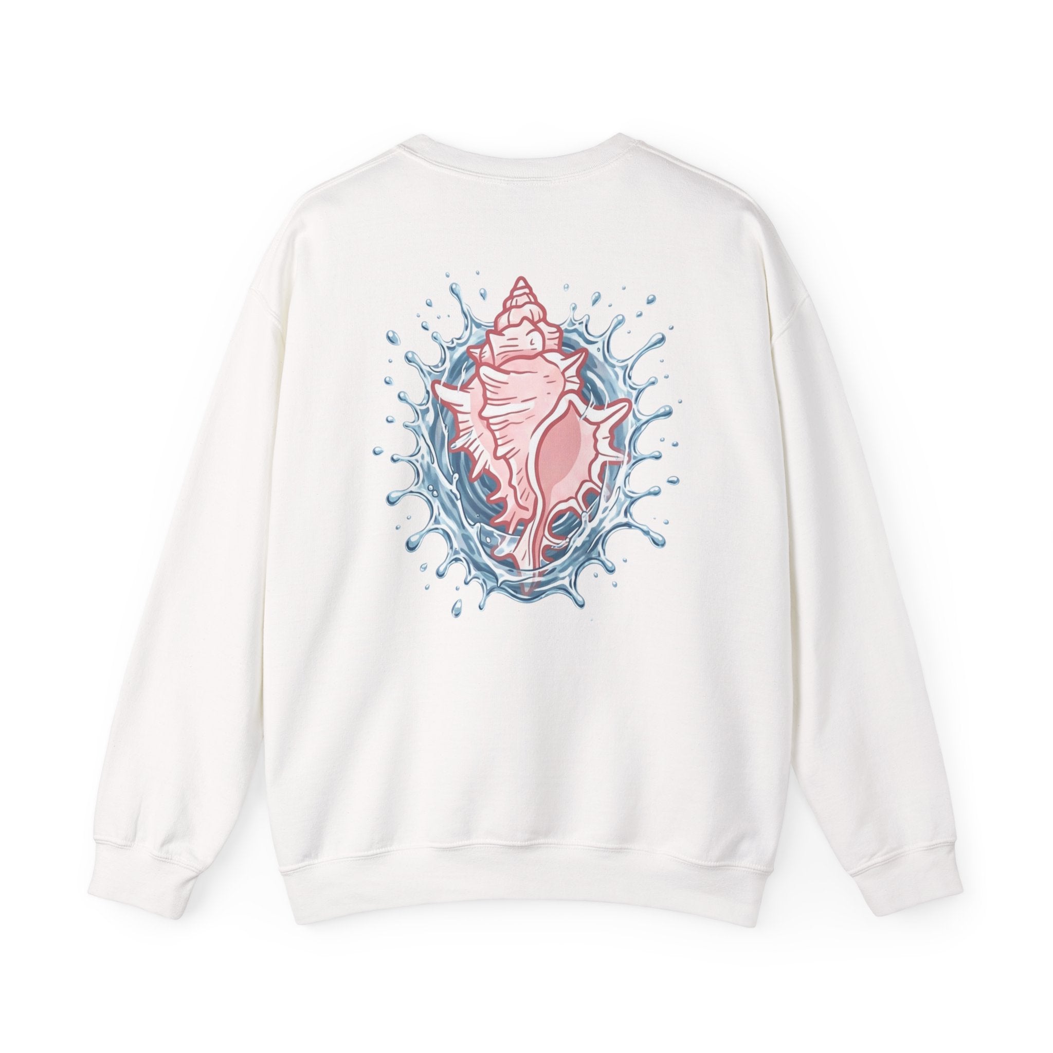 Christian Crewneck Sweatshirt — “The Lord Loves Forever” Rose Shell Graphic