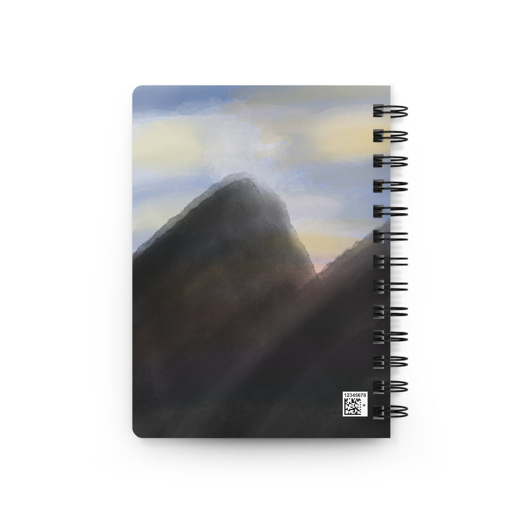 Spiral Notebook — Mountain Sunrise Landscape Journal