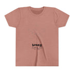 Youth Tee — 'honey' Minimal Floral Graphic Kids Shirt