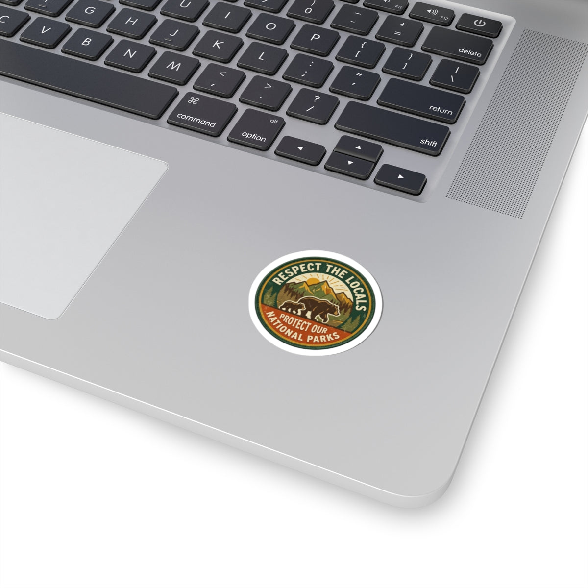 Respect the Locals Protect Our National Parks Sticker | vintage national parks, leave no trace