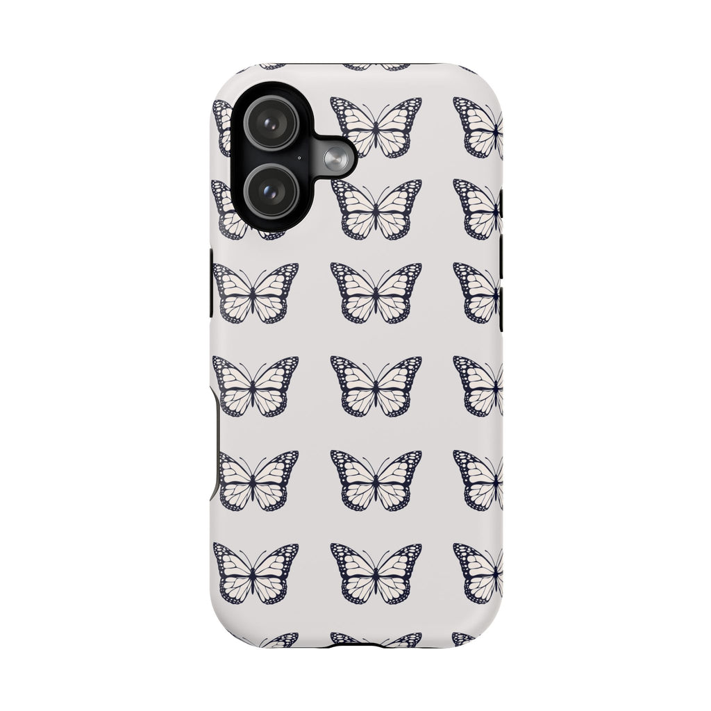 Butterfly Pattern Impact-Resistant Phone Case
