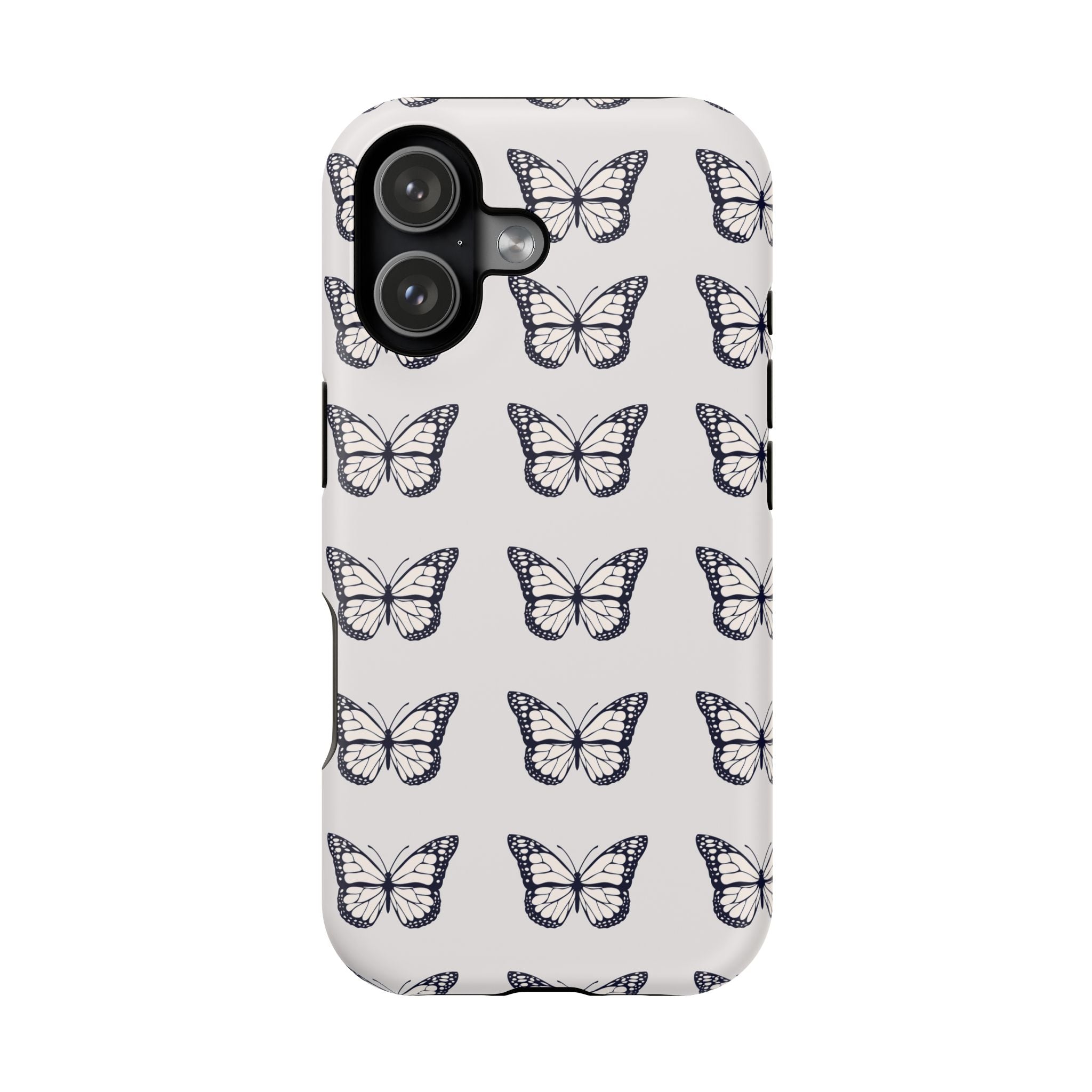 Butterfly Pattern Impact-Resistant Phone Case