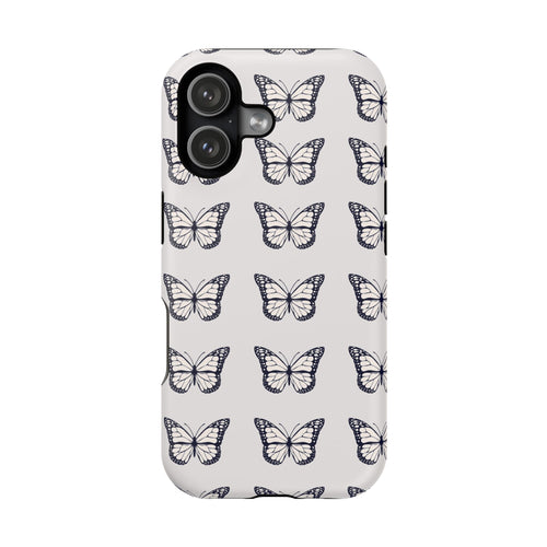 Butterfly Pattern Impact-Resistant Phone Case