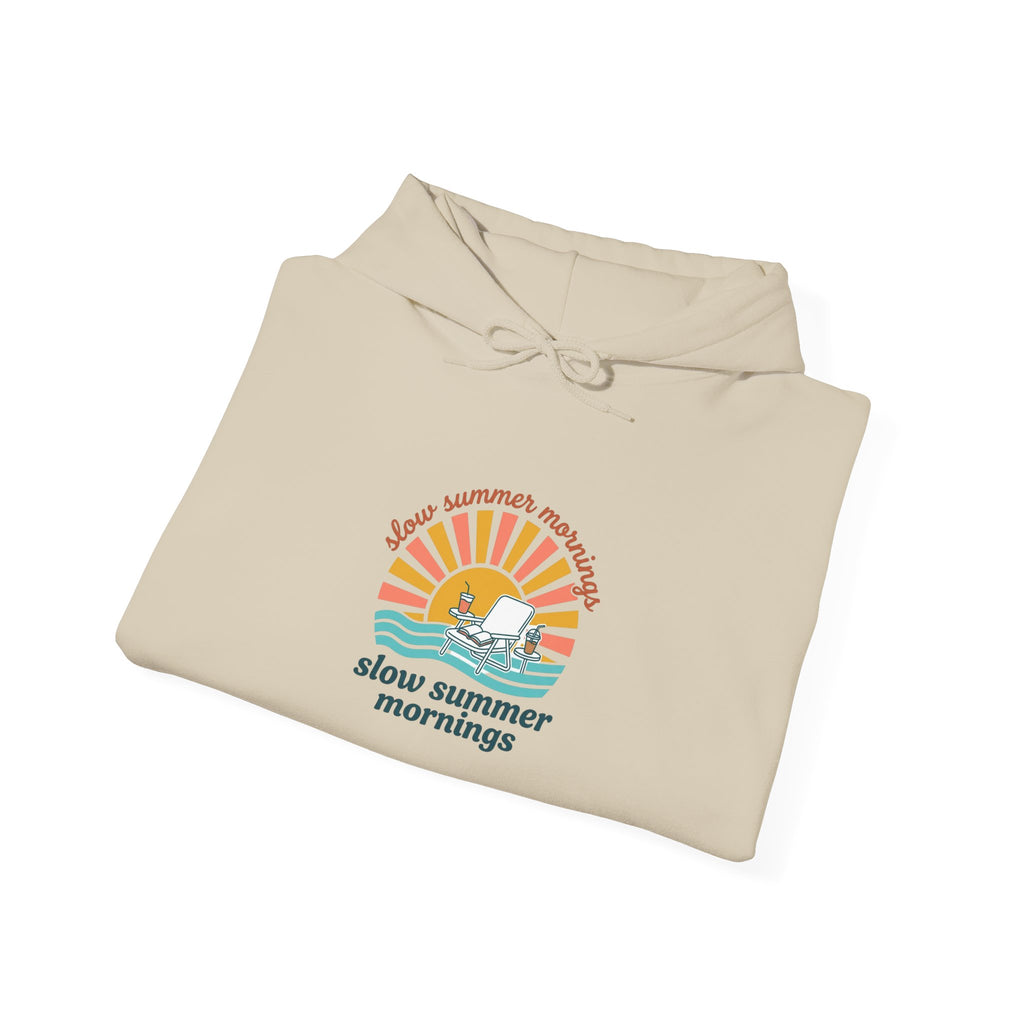 slow summer mornings Hoodie | summer aesthetic, pastel coastal vibes