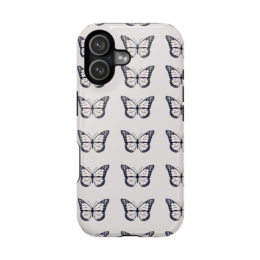 Butterfly Pattern Impact-Resistant Phone Case