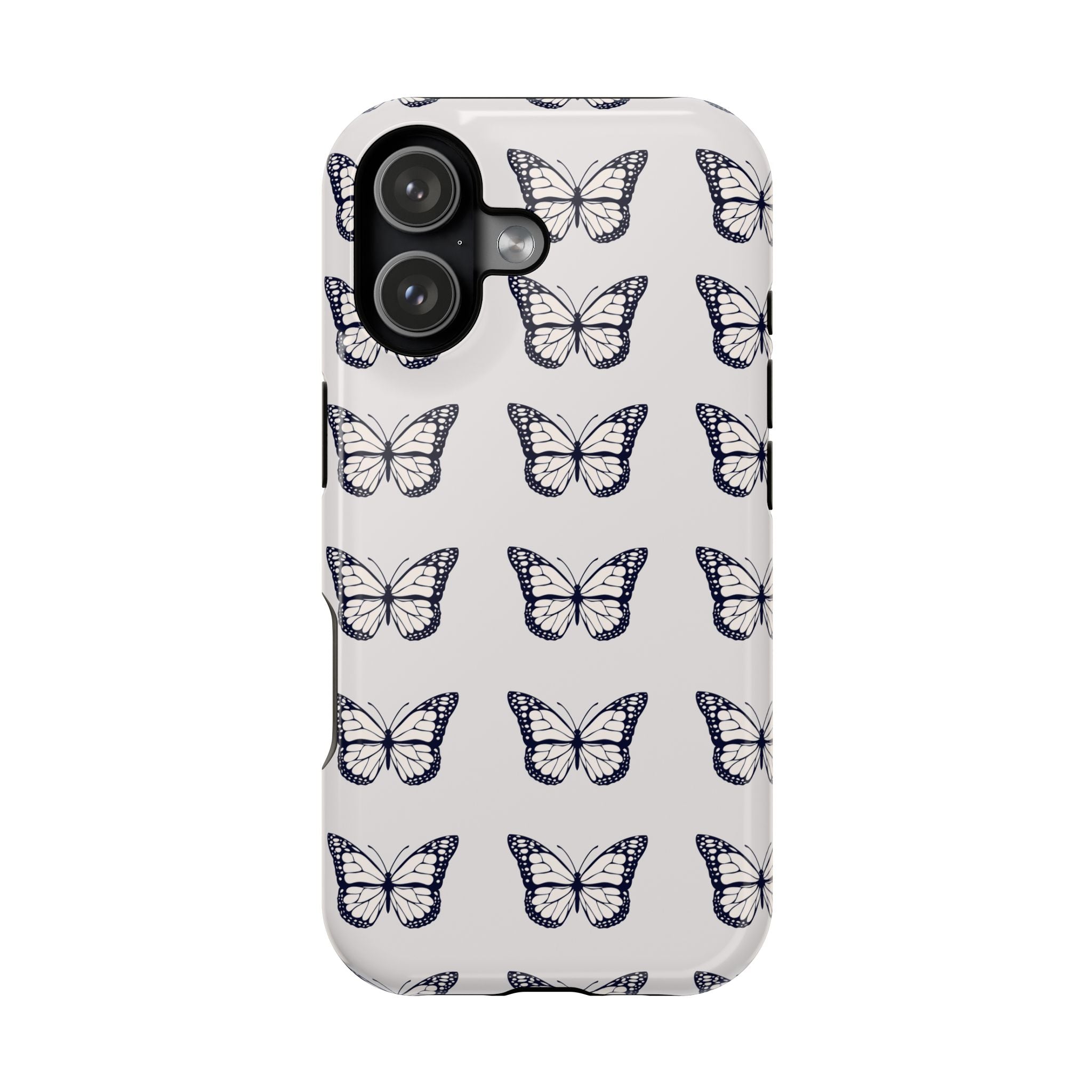 Butterfly Pattern Impact-Resistant Phone Case