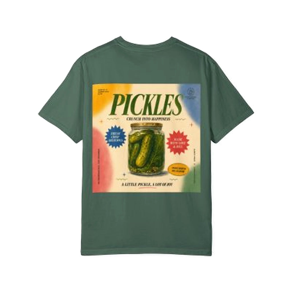 Pickles Vintage Label T‑Shirt — Retro Jar Graphic Tee