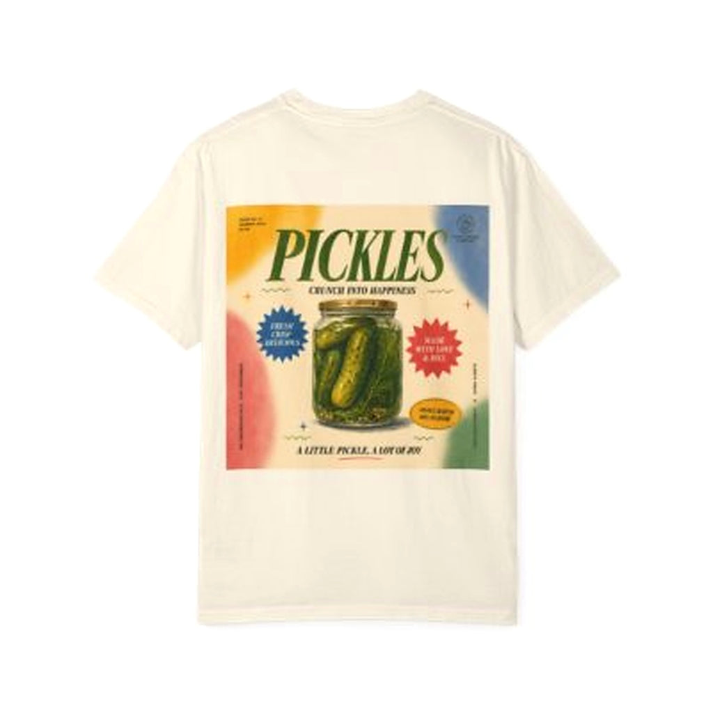 Pickles Vintage Label T‑Shirt — Retro Jar Graphic Tee
